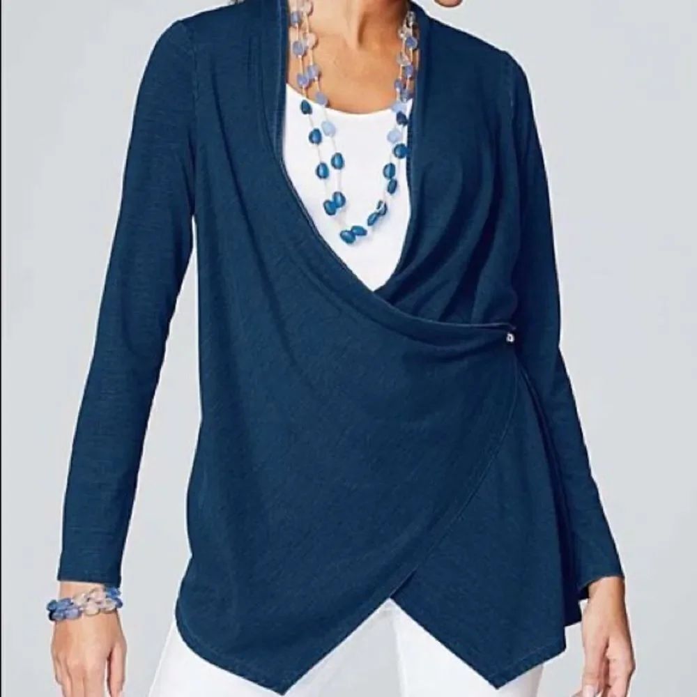 ✨ pure jill wrap drape front cardigan✨